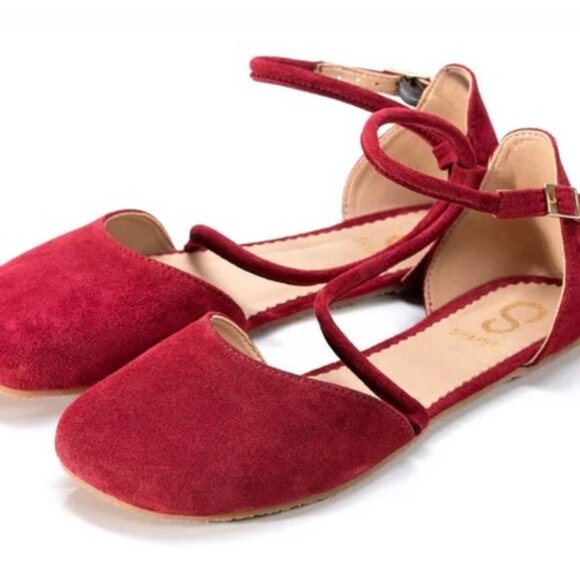Shapen Orchid flats Bordeaux sz 39 - Picture 3 of 4